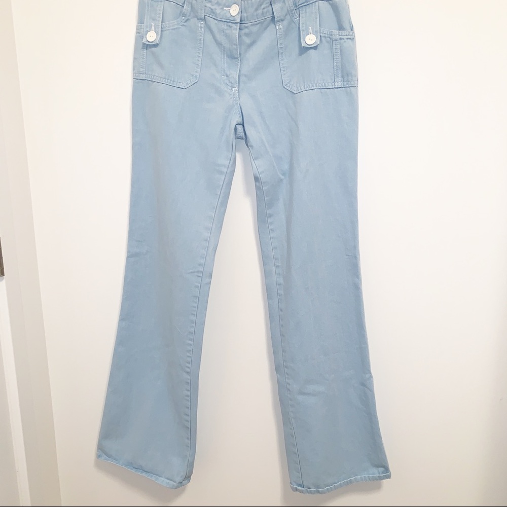 Sanctuary “Peace” Light Blue wide leg pants-8 EUC - Picture 6 of 8